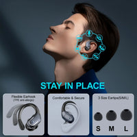 HKM-966035 Waterproof Wireless Earbuds for Sports and Gaming - Noise Canceling TWS Earphones with Secure Fit
