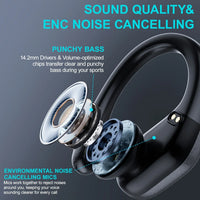 HKM-966035 Waterproof Wireless Earbuds for Sports and Gaming - Noise Canceling TWS Earphones with Secure Fit