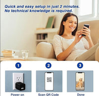 HKM-966099 2K WiFi Security Camera Charger with Smart Motion Detection and Loop Recording