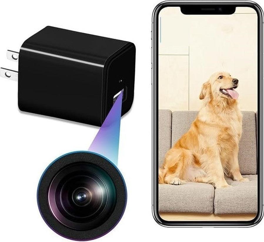 HKM-966099 2K WiFi Security Camera Charger with Smart Motion Detection and Loop Recording