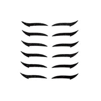 HKM-966099 Natural Eyeliner Stickers - 6 Pairs (12 Stickers) for Effortless Eye Makeup