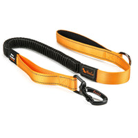 HKM-9661629 Reflective Safety Dog Leash - Scalable Nylon Traction Belt with Explosion-proof Okinawa Rope