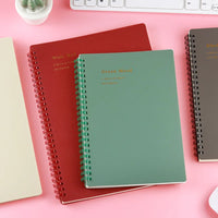 HKM-966163 Custom Logo Design A5 A4 Blank Hardcover Journal Notebook for School and Student Supplies