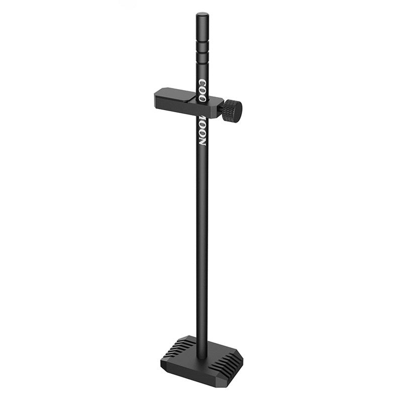 HKM-966227 Vertical Aluminum Alloy Graphics Card Support Frame - Adjustable, Obsidian Black & Star River Silver Options