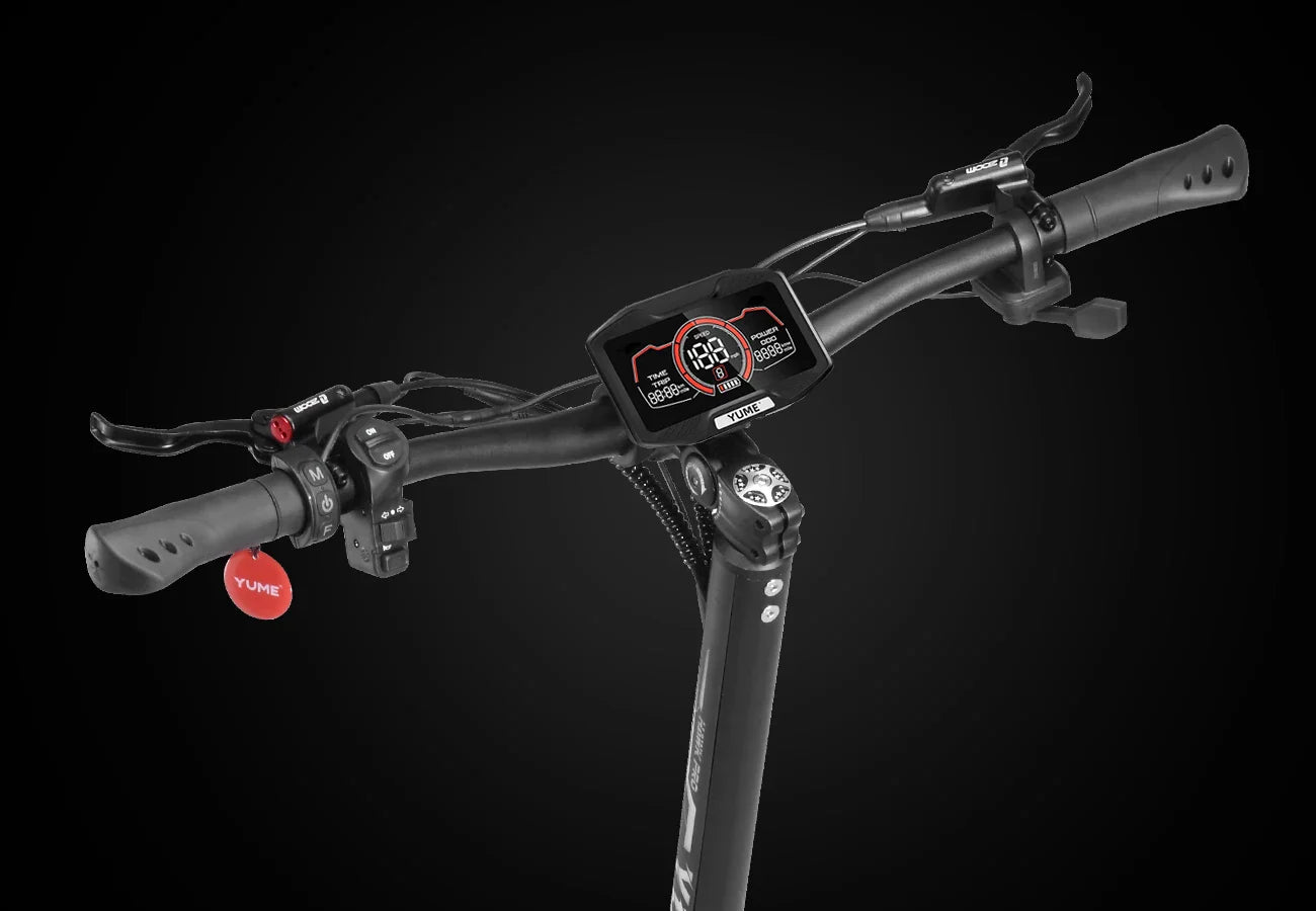 HKM-966227 YUME HAWK Pro Foldable 60V Electric Scooter with 11-Inch Fat Tires, 250W Motor, and 96 km Range