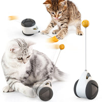 HKM-9662653 Electric Talking Cat Toy with Feather and Catnip Ball for Interactive Play