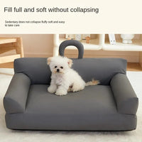 HKM-9663293 Universal Removable and Washable Dog Bed – Four Seasons Waterproof Pet Sofa for Medium and Small Dogs
