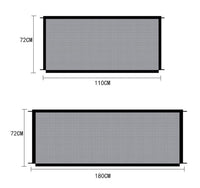 HKM-9663421 Foldable Nylon Dog Enclosure Gate - Portable, Durable and Easy to Assemble Safety Barrier for Pets