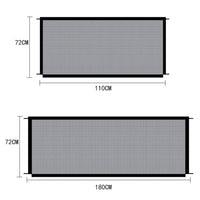 HKM-9663421 Foldable Nylon Dog Enclosure Gate - Portable, Durable and Easy to Assemble Safety Barrier for Pets