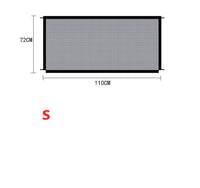 HKM-9663421 Foldable Nylon Dog Enclosure Gate - Portable, Durable and Easy to Assemble Safety Barrier for Pets