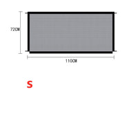 HKM-9663421 Foldable Nylon Dog Enclosure Gate - Portable, Durable and Easy to Assemble Safety Barrier for Pets