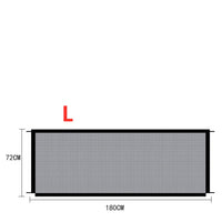 HKM-9663421 Foldable Nylon Dog Enclosure Gate - Portable, Durable and Easy to Assemble Safety Barrier for Pets