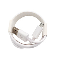 HKM-966419 Micro USB Charging and Data Cable for Android Phones - 1m Length, Single Connector, White Color