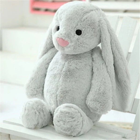 HKM-966483 Plush Bunny Doll Stuffed Animal Toy for Children - Ideal Birthday and Easter Gift