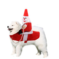 HKM-9665981 Santa Claus Costume for Horses - Fun Cloth Outfit for Holiday Riding