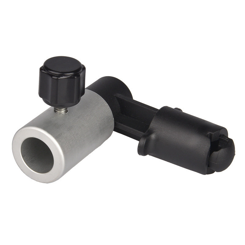 HKM-966611 Black Aluminum Alloy Photographic Reflector Clip - Supports Up to 2KG