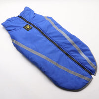 HKM-9666237 Warm Fleece-Lined Cold Weather Coat for Medium and Large Dogs in Red, Blue, Rose Red, and Yellow