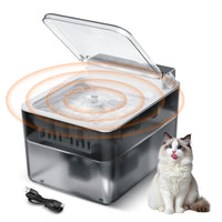 HKM-9667645 Automatic Pet Fountain with Radar Sensing Technology and 3L Water Capacity