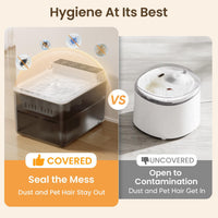 HKM-9667645 Automatic Pet Fountain with Radar Sensing Technology and 3L Water Capacity