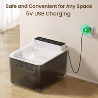 HKM-9667645 Automatic Pet Fountain with Radar Sensing Technology and 3L Water Capacity