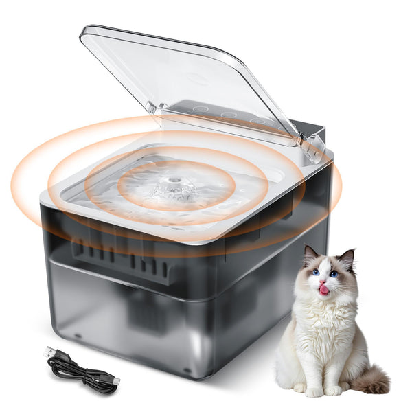 HKM-9667645 Automatic Pet Fountain with Radar Sensing Technology and 3L Water Capacity