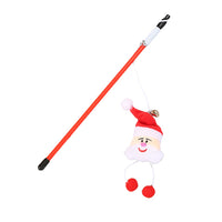 HKM-9668413 Interactive Christmas Cat Toy with Feathers for Safe Play and Natural Movement