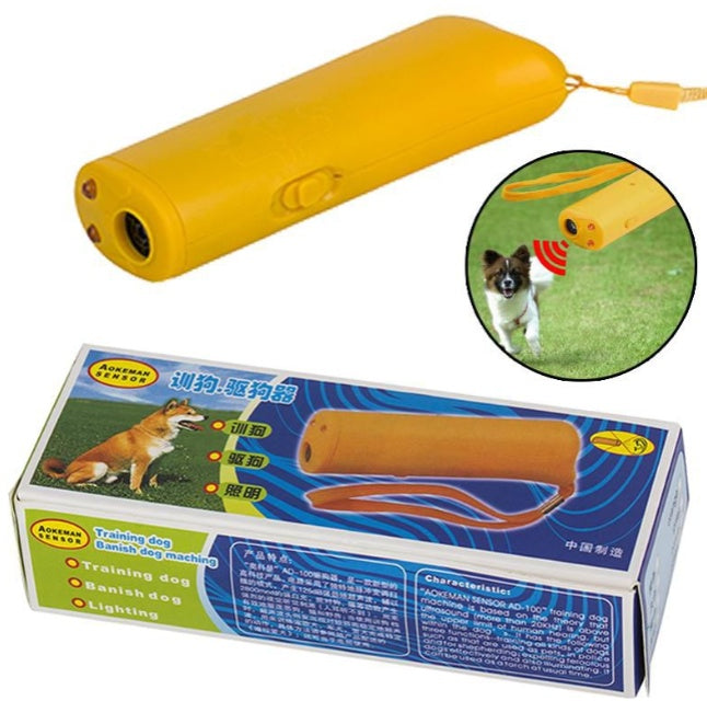 HKM-9669181 Ultrasonic Dog Training and Bark Control Device with High-Frequency Sound