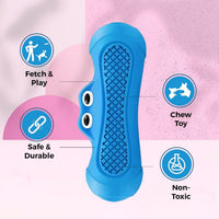 HKM-9670205 Natural Rubber Squeaky Dog Chew Toy for All Breeds - Durable and Non-Toxic, Ideal for Dental Health
