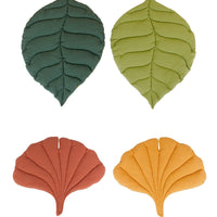 HKM-9670845 Leaf Shape Soft Dog Bed Mat - Comfortable & Machine Washable Crate Pad for Pets