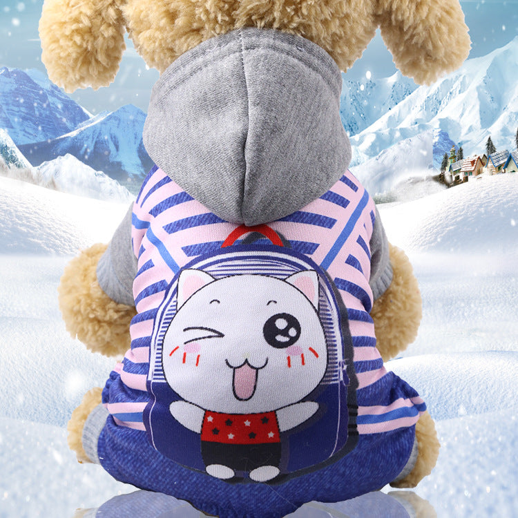HKM-9671741 Stylish Four-Legged Pet Clothes in Various Patterns and Sizes