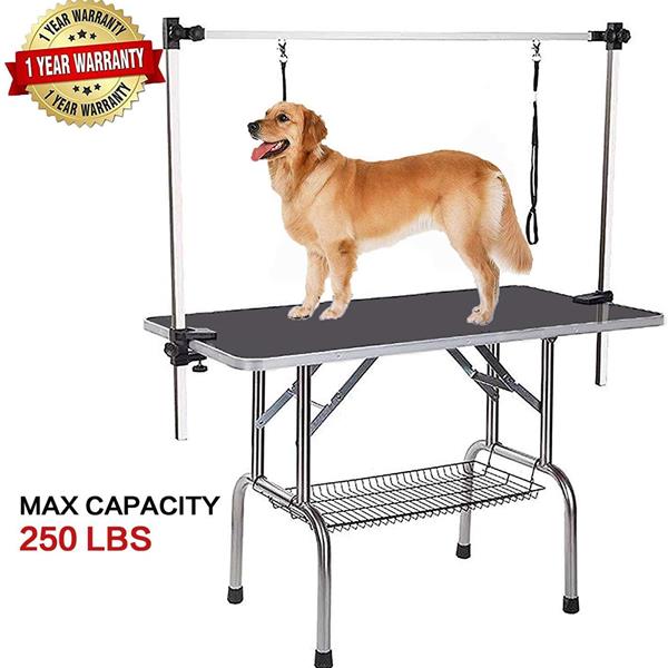 HKM-9673021 Durable Pet Dog Grooming Table with Adjustable Height and Non-Slip Surface