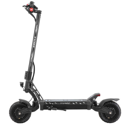 HKM-967379 Dual Motor Electric Scooter for Adults, 10 Inch Fat Tire, Foldable, 70 km Range, 15 mph Max Speed, Hydraulic Brake, Waterproof