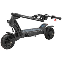 HKM-967379 Dual Motor Electric Scooter for Adults, 10 Inch Fat Tire, Foldable, 70 km Range, 15 mph Max Speed, Hydraulic Brake, Waterproof