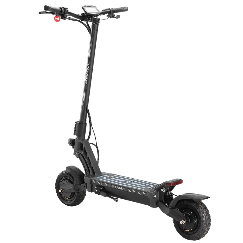 HKM-967379 Dual Motor Electric Scooter for Adults, 10 Inch Fat Tire, Foldable, 70 km Range, 15 mph Max Speed, Hydraulic Brake, Waterproof