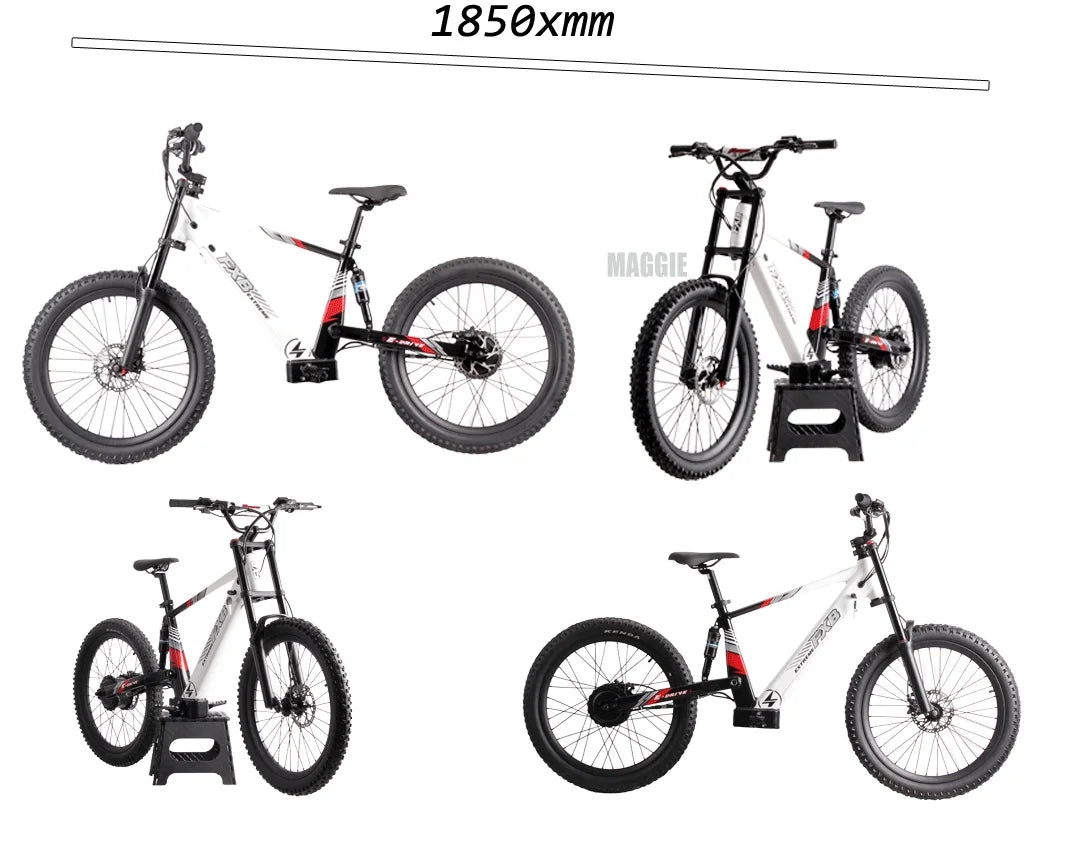 HKM-967443 24 Inch 48V 10.5Ah 1500W Electric Mountain Bike for Kids and Teenagers, Max Speed 50km/h, Aluminum Frame