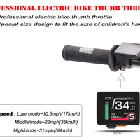 HKM-967443 24 Inch 48V 10.5Ah 1500W Electric Mountain Bike for Kids and Teenagers, Max Speed 50km/h, Aluminum Frame