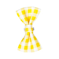 HKM-9674941 Cute Lace Bib and Plaid Saliva Towel for Pets in Yellow, Red, and Blue