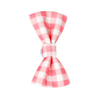 HKM-9674941 Cute Lace Bib and Plaid Saliva Towel for Pets in Yellow, Red, and Blue
