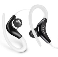 HKM-967507 Super Bass Earhook Headphones with Microphone for Sports and Mobile Devices