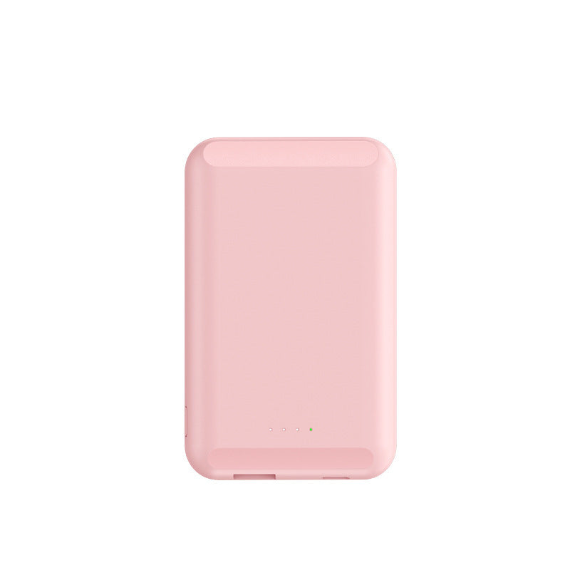 HKM-967571 Compact Back Clip Power Bank - 85x55x12mm, Lithium Polymer Battery, Plastic Shell