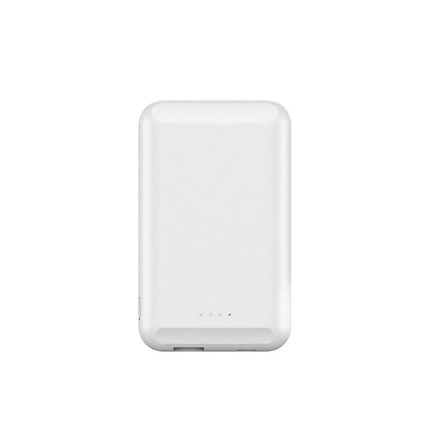 HKM-967571 Compact Back Clip Power Bank - 85x55x12mm, Lithium Polymer Battery, Plastic Shell
