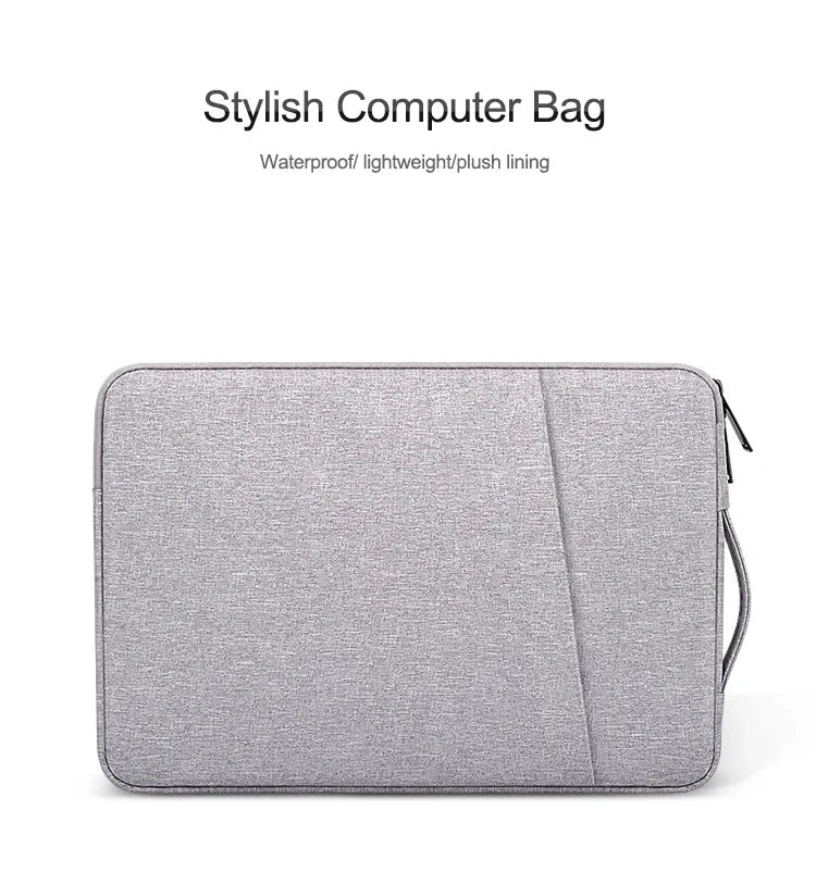 HKM-967571 Waterproof Laptop Bag for 13-16 Inch Computers, Sleek Design Notebook Briefcase Sleeve for Macbook and Other Laptops