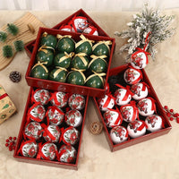 HKM-967635 Exquisite Modern Art Christmas Tree Ornaments - 8cm Foam Balls (Various Styles)