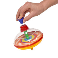 HKM-967763 Classic Hand Pressure Gyro Spinning Top Toy - Educational Plastic Toy for Kids Age 3+