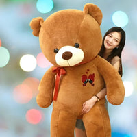HKM-968019 Giant 180cm Soft Plush Teddy Bear Stuffed Animal for All Ages, Customizable Color and Design Options