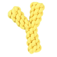 HKM-9680573 Durable Y-shaped Dog Toy for Dental Health and Exercise, Cotton Rope Chew Toy