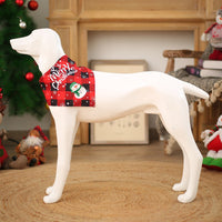 HKM-9680701 Christmas Dog Bandana Scarf - Cotton Pet Collar with Cute Holiday Designs