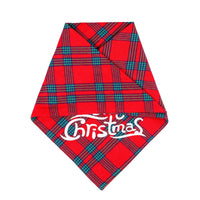 HKM-9680701 Christmas Dog Bandana Scarf - Cotton Pet Collar with Cute Holiday Designs