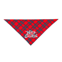 HKM-9680701 Christmas Dog Bandana Scarf - Cotton Pet Collar with Cute Holiday Designs