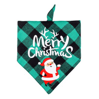 HKM-9680701 Christmas Dog Bandana Scarf - Cotton Pet Collar with Cute Holiday Designs
